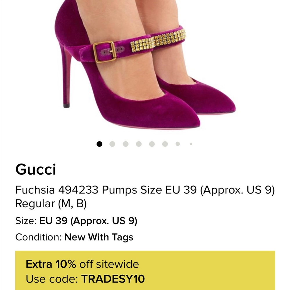 Gucci Velvet & Rhineston🦄 - Picture 10 of 11